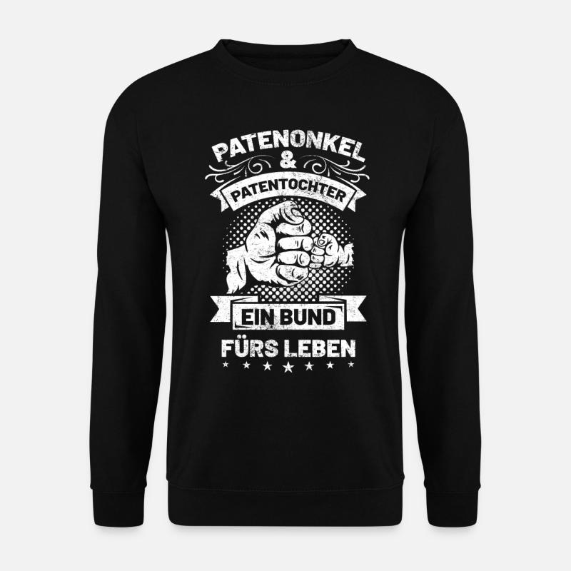 Patenonkel | Onkel & Nichte - Unisex Pullover - Schwarz
