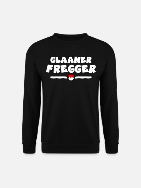 Franken Glaaner Fregger Klaaner Kleiner Fränkisch - Unisex Pullover - Schwarz