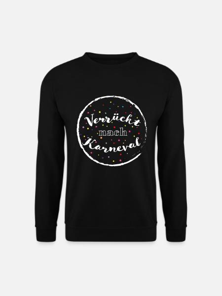 Karneval Fasching Konfetti Geschenk - Unisex Pullover - Schwarz