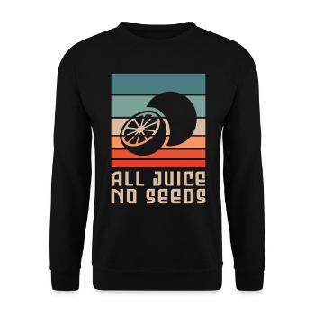 Conception de vasectomie pour un homme stérilisé - Sweat-shirt Unisexe - noir - Devant - Alina (178cm) & Michal (187cm)
