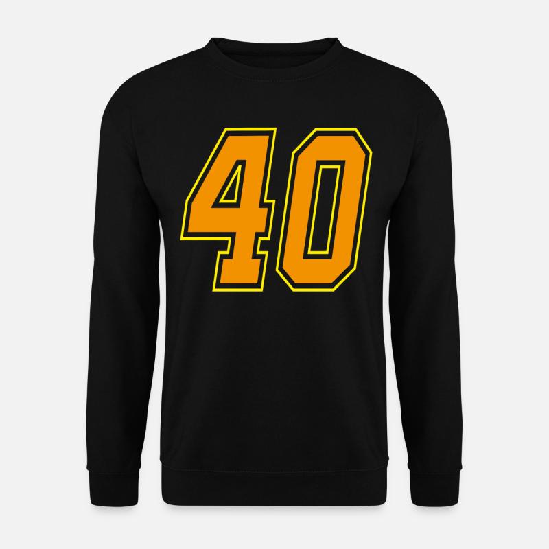 40 - Unisex Pullover - Schwarz