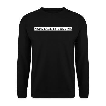 Handball - Le handball appelle - Sweat-shirt Unisexe - noir - Devant - Alina (178cm) & Michal (187cm)