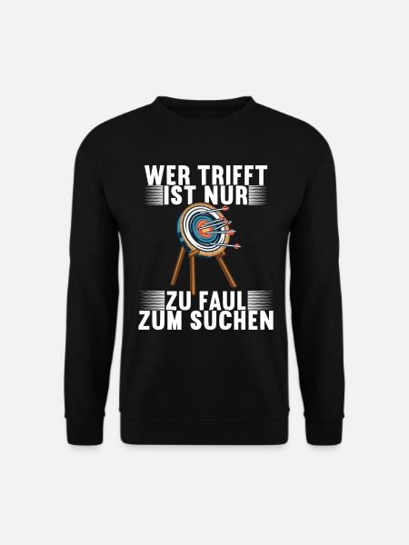 Bogenschiessen Bogensport Bogenschütze Archery - Unisex Pullover - Schwarz