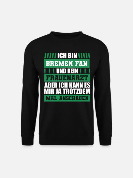 Bremen Fan Norddeutsch Fußball Stadion Shirt - Unisex Pullover - Schwarz