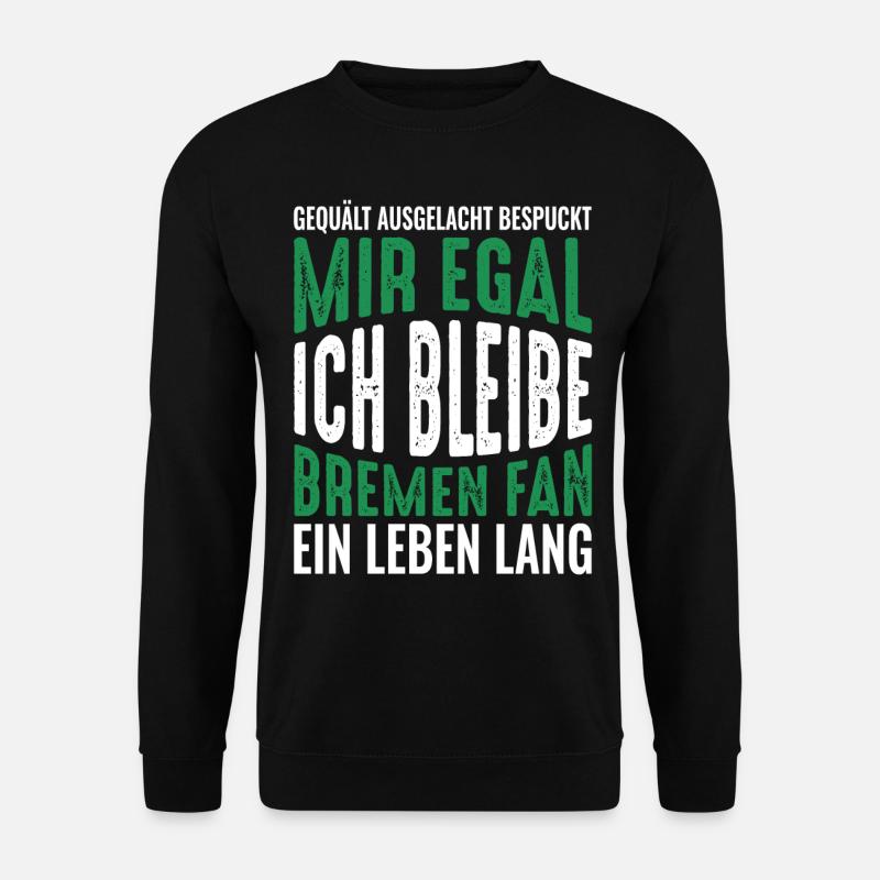 Bremen Fan Fußball Bremen-Fan Geschenkidee - Unisex Pullover - Schwarz