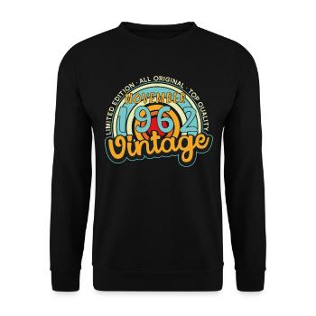 Millésime 1962 Limited en novembre - Sweat-shirt Unisexe - noir - Devant - Alina (178cm) & Michal (187cm)