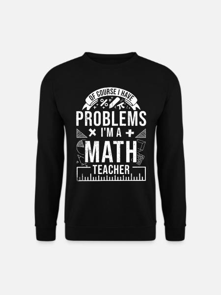 Mathe - Unisex Pullover - Schwarz