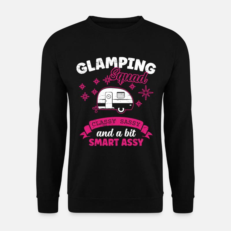 Glamping Glamping Squad - Unisex Sweatshirt - black