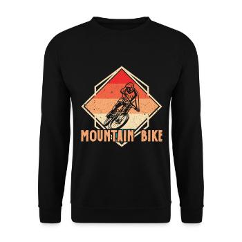 VÉLO DE MONTAGNE VÉTÉT BIKE - Sweat-shirt Unisexe - noir - Devant - Alina (178cm) & Michal (187cm)