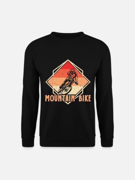 Mountainbike Fahrrad Mountainbike Mountainbiker - Unisex Pullover - Schwarz