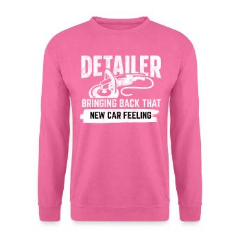 Détails d’détail automatique - Sweat-shirt Unisexe - rose - Devant