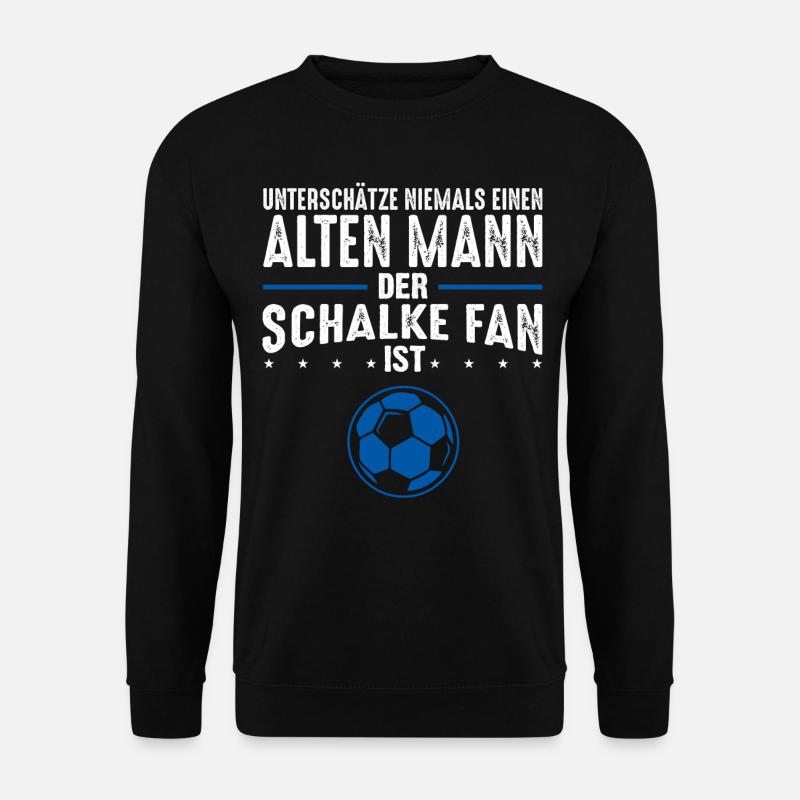 Schalke Fan Fußball Mannschaft Männer Geschenkidee - Unisex Pullover - Schwarz