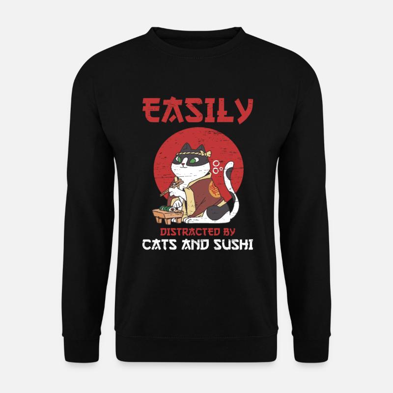 Sushi Roll Sushi - Sweat-shirt Unisexe - noir