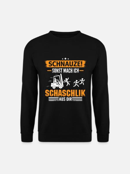 Lagerist Staplerfahrer Arbeit - Unisex Pullover - Schwarz