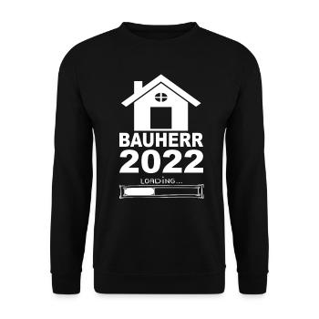 Client 2022 Loading - Unisex Sweatshirt - black - Front - Alina (178cm) & Michal (187cm)