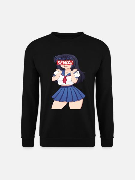 Anime Anime Merch Animes Anime Outfit Animefiguren - Unisex Pullover - Schwarz