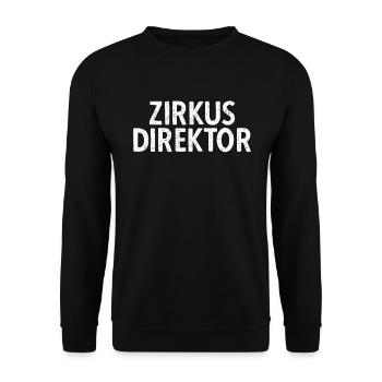Teamleiter Abteilungsleiter Zirkusdirektor Zirkus - Unisex Pullover - Schwarz - Vorne - Alina (178cm) & Michal (187cm)