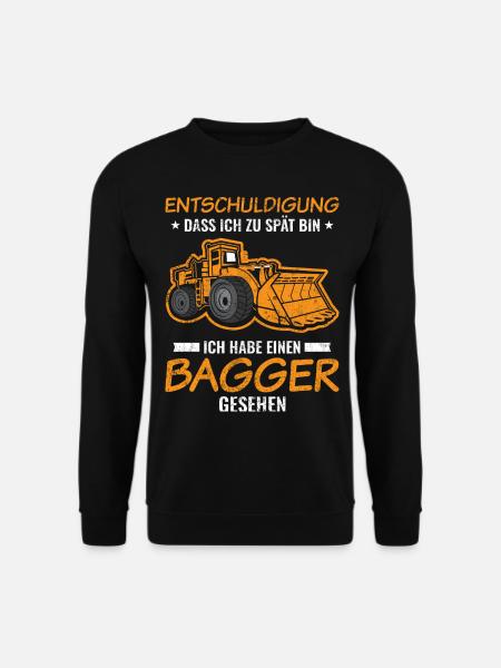 Bagger | Kinder Sprüche Geschenkideen - Unisex Pullover - Schwarz