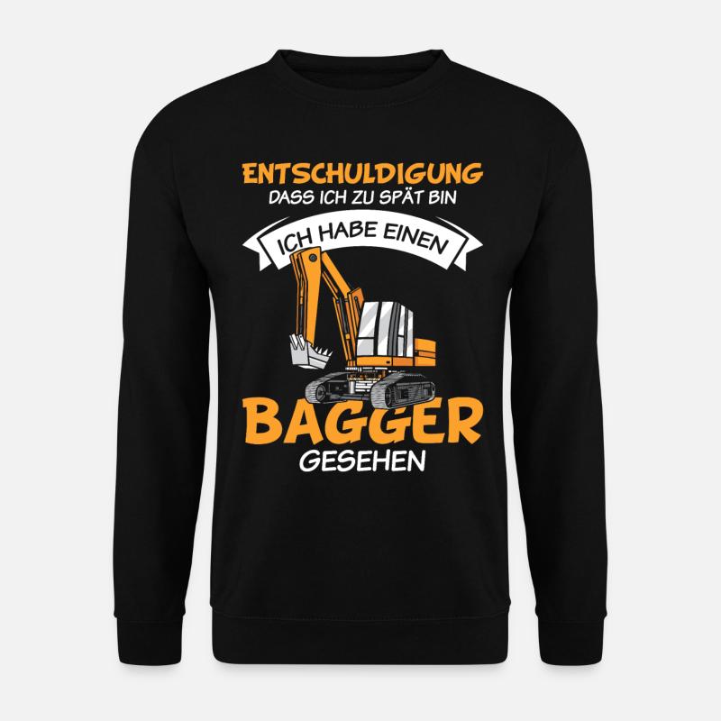 Kinder Bagger - Unisex Pullover - Schwarz