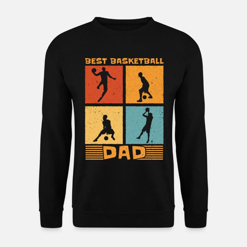 Best Basketball Dad - Unisex Pullover - Schwarz