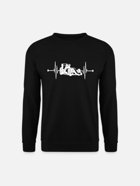 Motorsport Herzschlag - Unisex Pullover - Schwarz