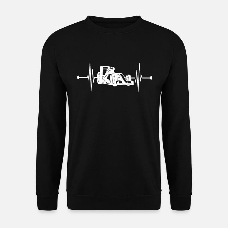 Motorsport Herzschlag - Unisex Pullover - Schwarz