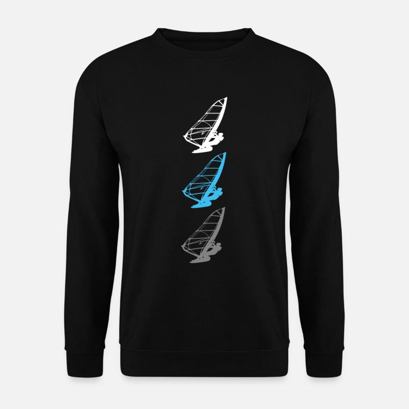 Windsurfen - Unisex Pullover - Schwarz