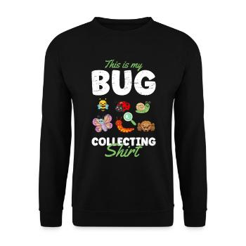Bug Collecting This Is My Bug Collecting - Unisex Sweatshirt - black - Front - Alina (178cm) & Michal (187cm)