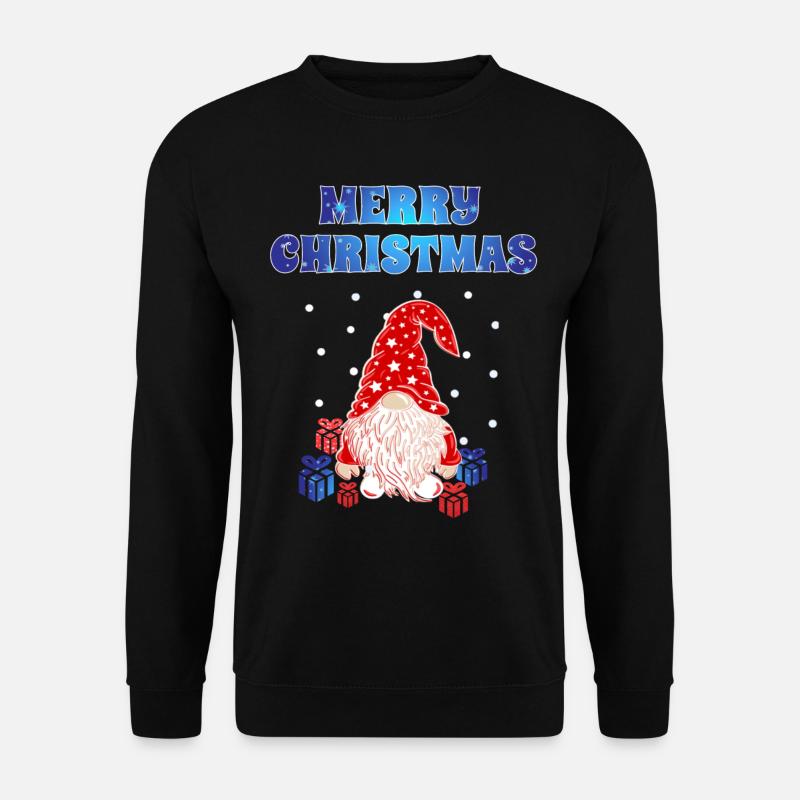 Christmas Gnome - Unisex Pullover - Schwarz