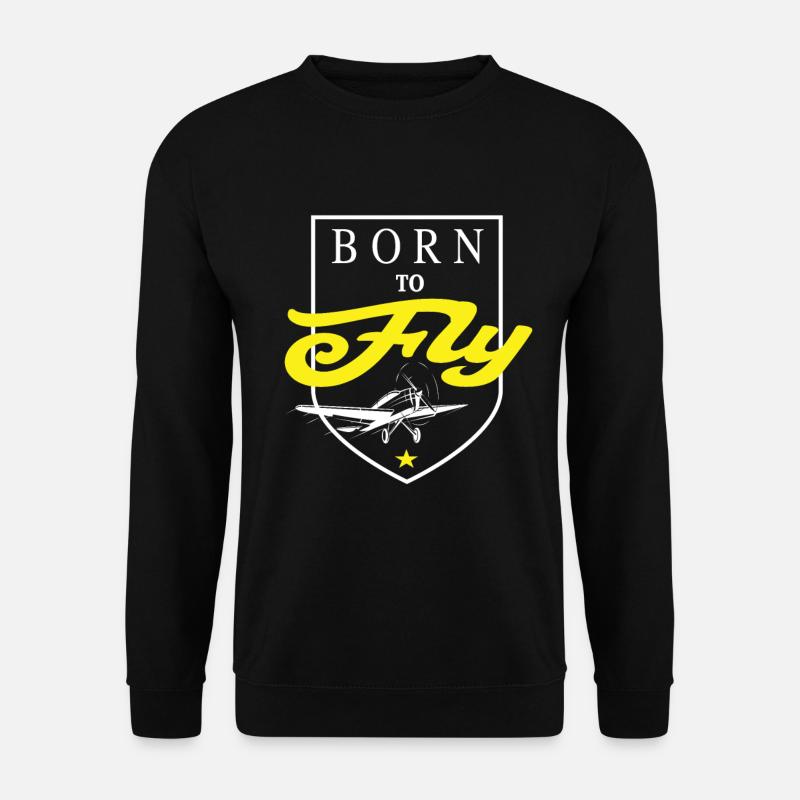Born to Fly - Unisex Pullover - Schwarz