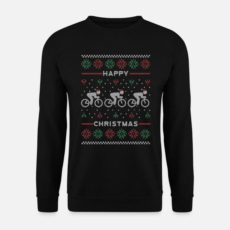 Bike Ugly Pull Noël - Sweat-shirt Unisexe - noir