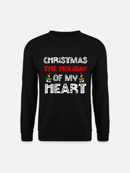 Weihnachten, Weihnachten, Weihnachten, Weihnachten - Unisex Pullover - Schwarz