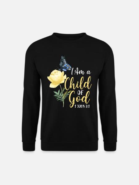 Christian Bible Verse Quote - Unisex Sweatshirt - black