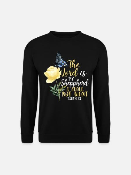 Christian Bible Verse Quote - Unisex Sweatshirt - black