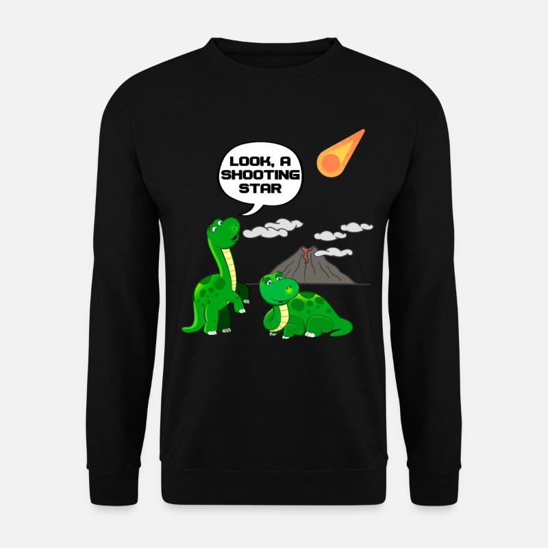 Dinosaurier Dino Urzeit Spaß - Unisex Pullover - Schwarz