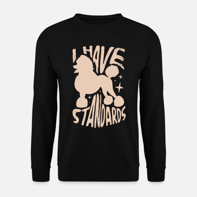 Conception de caniche pour les amateurs de caniches - Sweat-shirt Unisexe - noir