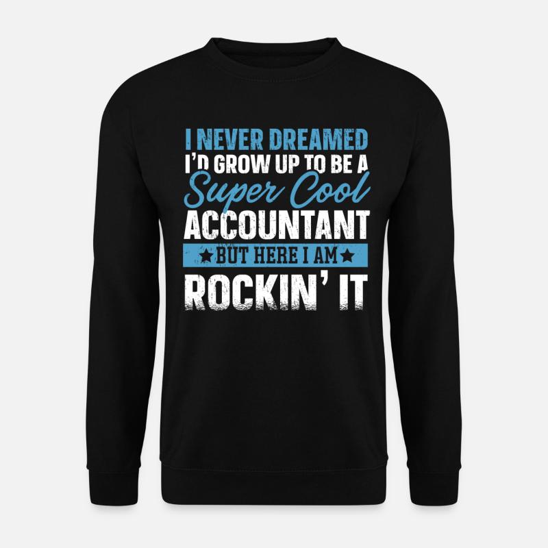 Comptabilité Drôle Diplôme de comptable - Sweat-shirt Unisexe - noir