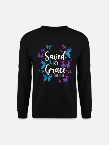 Christian Bible Verse Quote - Unisex Pullover - Schwarz