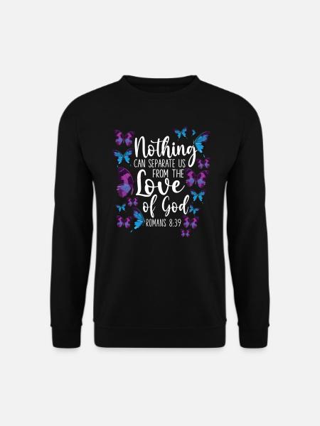 Christian Bible Verse Quote - Unisex Sweatshirt - black