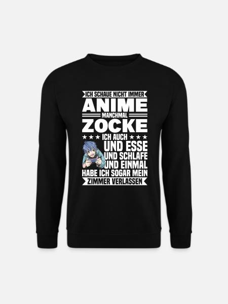 Manchmal Zocke Ich Auch - Unisex Pullover - Schwarz