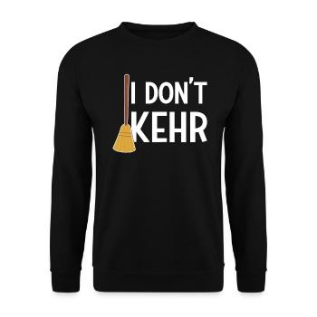 Kehrwoche Schwäbisch Schwabenland Denglisch - Unisex Pullover - Schwarz - Vorne - Alina (178cm) & Michal (187cm)