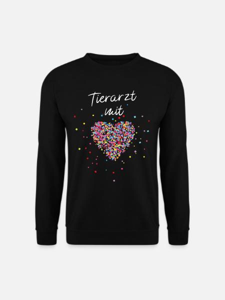 Tierarzt Veterinär Viehdoktor Geschenk - Unisex Pullover - Schwarz