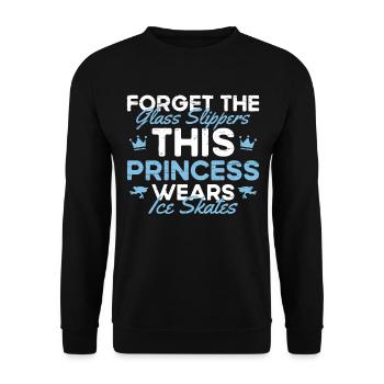 Figure Skating And Ice Skating - Unisex Sweatshirt - black - Front - Alina (178cm) & Michal (187cm)