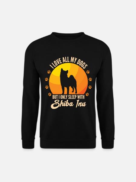 Shiba Inu Hund Geschenk Shiba Inu - Unisex Pullover - Schwarz