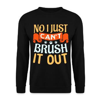 Toilettage pour chiens pour un toiletteur pour chiens - Sweat-shirt Unisexe - noir - Devant - Alina (178cm) & Michal (187cm)