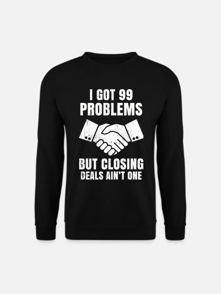 Courtier Immobilier Immobilier Maison Agent Propriétaire - Sweat-shirt Unisexe - noir