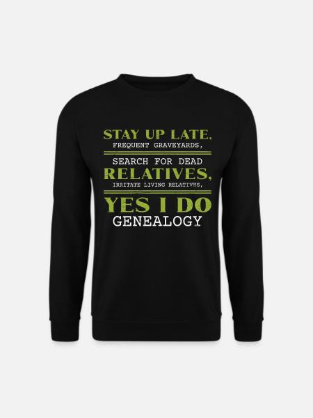 Ancestry Genealogy - Unisex Sweatshirt - black