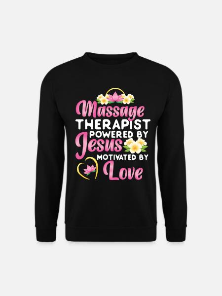 Licensed Massage Therapist Therapy - Unisex Sweatshirt - black