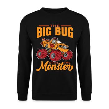 Monster Truck Truck Motorsport Cadeau - Sweat-shirt Unisexe - noir - Devant - Alina (178cm) & Michal (187cm)