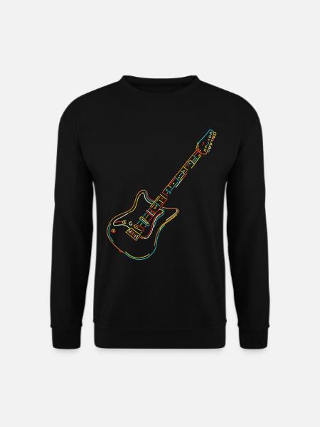 Illustration de guitare électrique Guitar Teacher Gift - Sweat-shirt Unisexe - noir